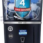 Kent Ace – B 8 L Ro + Uv + Uf + Tds Water Purifier Suitable For All – Borewell, Tanker, Municipality Water(Black)