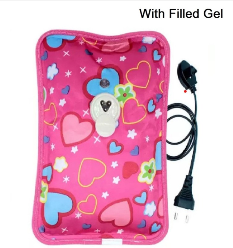 Nea Electric Gel Warmer Bag, Electrical 1L Hot Water Bag (Multicolor) Electrical 1 L Hot Water Bag(Pink)