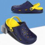 Paragon Boys & Girls Sling Back Clogs(Dark Blue , 2-2.5 Years)