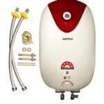 Activa 25Ltr Storage 3 Kva 5 Star Special Anti Rust Coating Tank Geyser Temperature Meter, Hd Isi Element Premium (Ivory Brown) With Free Installation…