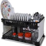 Shopixo Dish Drainer Kitchen Rack Plastic