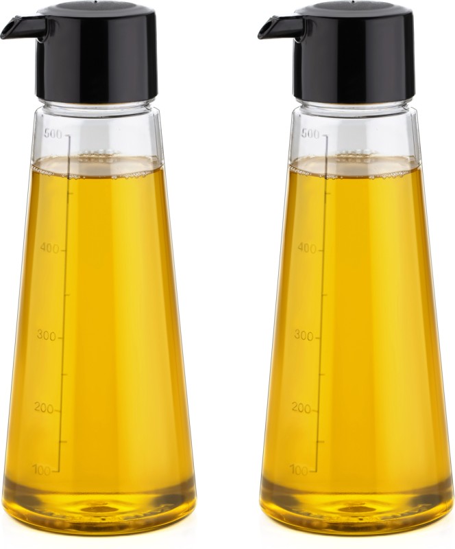 Flipkart Smartbuy Plastic Utility Container  – 500 Ml(Pack Of 2, Black)