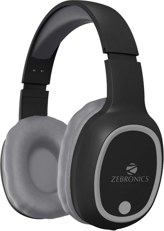 Zebronics Zeb- Thunder, With 60H Backup, Bt V5.3, Gaming Mode, Enc, Aux, Msd, Dual Pairing Bluetooth(Black, On The Ear)