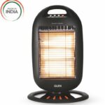 Glen Ha 7017 Hl Black 1200 Watt Electric Halogen Room Heater With 3 Heat Settings Black-Ha7017Hl Halogen Room Heater