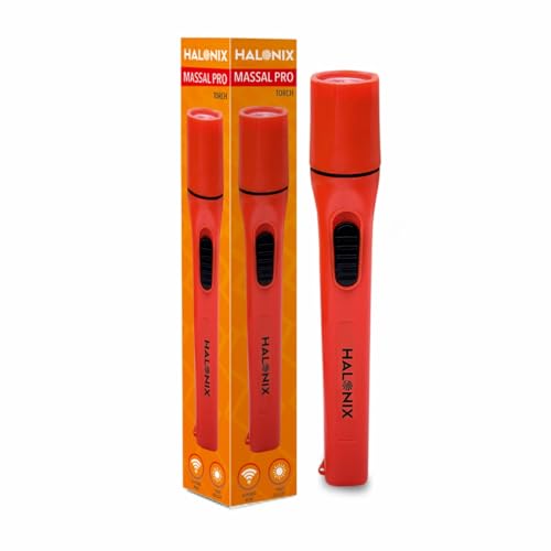 Halonix Massal Pro 1W Led Torch Light | Super Bright White Led Flashlight | Bright Flashlights For Emergencies And Camping Gear | Flash Light With Aa Batteries Included | Pack 1
