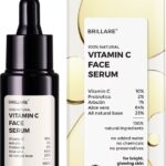 Brillare 10% Vitamin C Face Serum, Bright & Glowing Skin, With Probiotics & Aloe Vera(30 Ml)