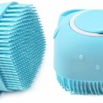 Jm Seller Body Cleaning Bath Brush, Silicone Soft Bath Body Brush With Shampoo Dispenser – Skin Massage Brush Bath