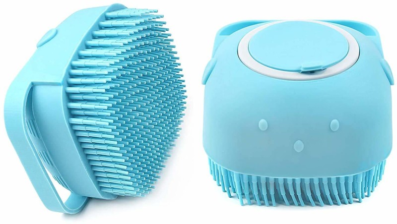 Jm Seller Body Cleaning Bath Brush, Silicone Soft Bath Body Brush With Shampoo Dispenser – Skin Massage Brush Bath