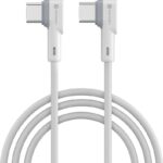 Portronics Usb Type C Cable 2 A 1.2 M Konnect L 60W Pd (Type C To Type C) Fast Charging(Compatible With All Smartphone, White, One Cable)