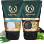 Denver Deep Cleanse And Acne Clear Combo ( 2 X 100 Gm ) Face Wash(200 G)