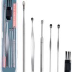 Huda Crush Ear Wax Cleaner Ear Cleaning Tools Kit Stick Set Spring Curette Earwax Remover(6 G, Set Of 6)