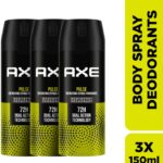 Axe Pulse Body Spray – For Men(150 Ml, Pack Of 3)