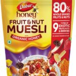 Dabur Honey Fruit & Nut Muesli With Organic Honey Pouch(750 G)