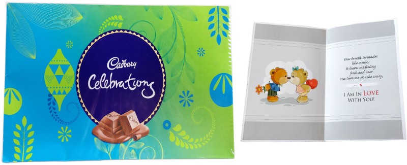 Cadbury Large Celebrations Gift Pack Chocolates With Greeting Card With Special Message For Your Love Combo(Cadbury Large Celebrations Gift Pack Chocolate-1, Greeting Card – 1)