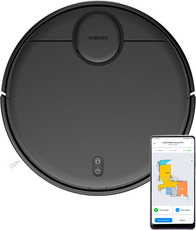 Mi Robot Vacuum Cleaner S10 Robotic Floor Cleaner (Wifi Connectivity)(Black)