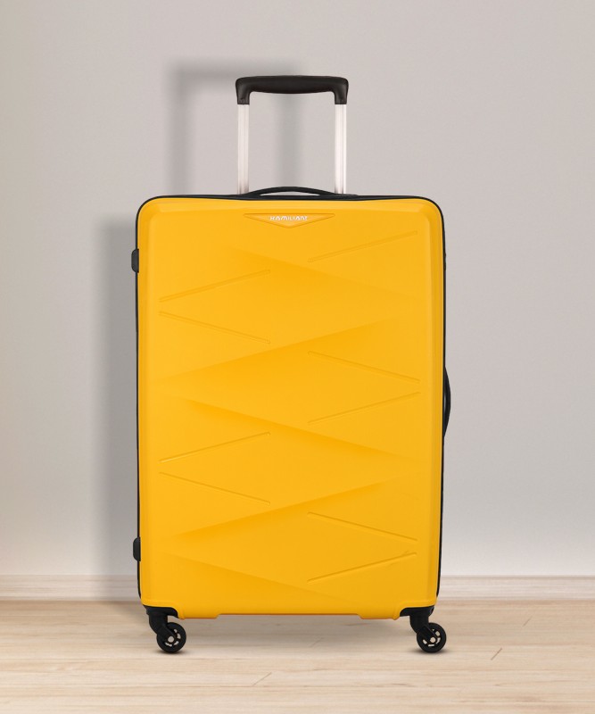 Kamiliant By American Tourister Triprism Spinner Saffron Cabin Suitcase 4 Wheels – 22 Inch