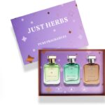 Just Herbs Pure Fragrances Energising & Relaxing Trio Perfume Set Of 3 – 50Ml Eau De Parfum  –  150 Ml(For Men & Women)