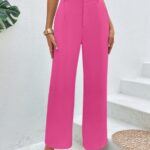 Lee Tex Regular Fit Women Pink Trousers