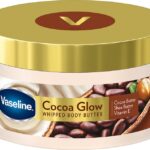 Vaseline Cocoa Glow Whipped Body Butter Cocoa & Shea Butter For Glowing Soft Skin(180 G)