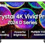 Samsung 138 Cm (55 Inches) D Series Crystal 4K Vivid Pro Ultra Hd Smart Led Tv Ua55Due77Aklxl (Black)