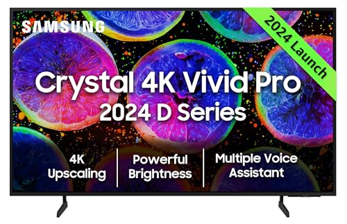 Samsung 138 Cm (55 Inches) D Series Crystal 4K Vivid Pro Ultra Hd Smart Led Tv Ua55Due77Aklxl (Black)