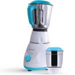 Zunvolt Mg5 500 W Mixer Grinder(Power | 2 Jars | White, Turquoise)