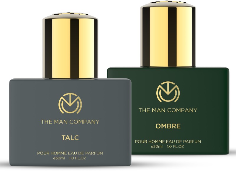 The Man Company Talc & Ombre Perfume Combo | Long-Lasting Fragrance Eau De Parfum  –  60 Ml(For Men)