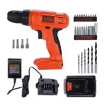 Black+Decker Ld120Va 20V Max*Powereconnect Li-Ion Cordless Drill/Driver + 30 Pc Kit Set