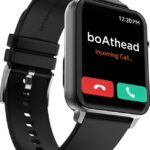 Boat Storm Call W/ 4.29 Cm(1.69″), Bt Calling & 550 Nits Brightness Smartwatch(Bold Black Strap, Free Size)