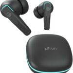 Ptron Bassbuds Xcite – Ai Enc 4 Mics, 50Hrs Playback,Pristine Audio,40Ms Low Latency Bluetooth(Black, True Wireless)