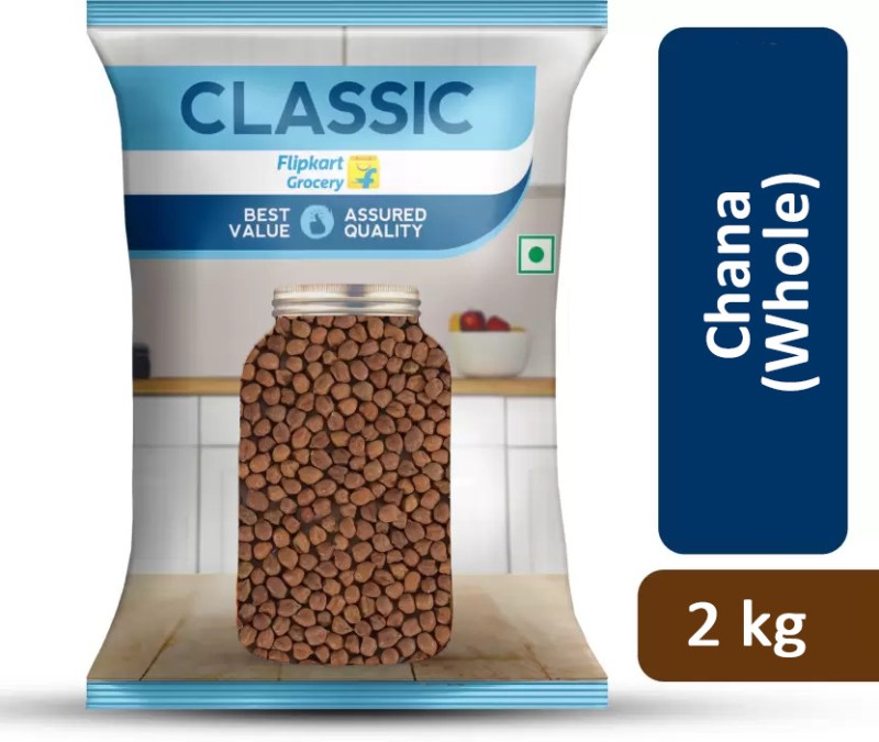 Classic Chana (Whole) By Flipkart Grocery(2 Kg)