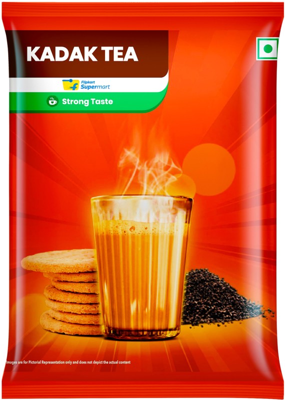 Flipkart Supermart Kadak Black Tea Pouch(50 G)