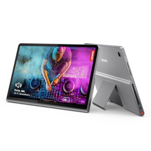 Lenovo Tab Plus With Octa Jbl Hi-Fi Speakers| 8 Gb Ram, 128 Gb Rom| 11.5 Inch, 2K, 90 Hz Refresh| Wi-Fi Tablet| Android 14| 45 W Fast Charger| Built-In Kickstand| Color: Luna Grey