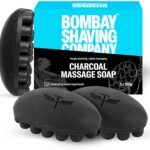 Bombay Shaving Company Deeply Cleansing Lightly Massaging Charcoal Massage Soap(3 X 100 G)