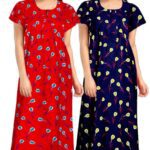 Pvr Women Nighty(Multicolor)