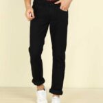 Camfits Slim Men Black Jeans