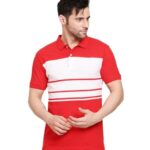 Scott International Men’S Rich Cotton Regular Fit Striper Polo T-Shirt | T-Shirts For Men | Collar T Shirts | Polo T Shirts For Men | Tshirt For Men Stylish | Men’S Tshirt | Half Sleeves T Shirt