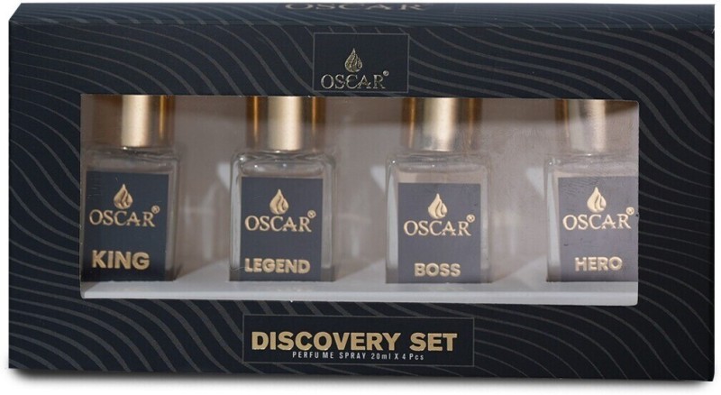 Oscar Perfume Discovery Perfume Combo Pack Of 4 Gift Set Eau De Parfum  –  80 Ml(For Men)