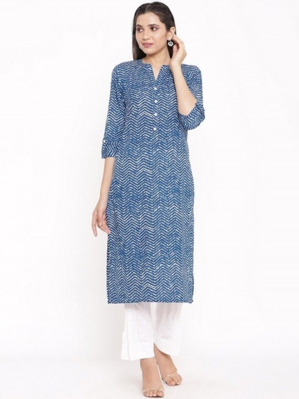 Btjai Women Kurta Pyjama Set