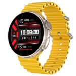 Fire-Boltt Asteroid 1.43” Super Amoled Display Smart Watch, One Tap Bluetooth Calling, 466 * 466 Px Resolution, 123 Sports Modes, In-Built Voice Assistance, 350Mah Large Battery (Yellow)