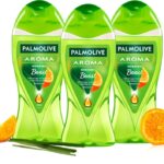 Palmolive Orange Essential Oil & Lemongrass Aroma Morning Boost (Tonic) Body Wash 3X250Ml(3 X 250 Ml)