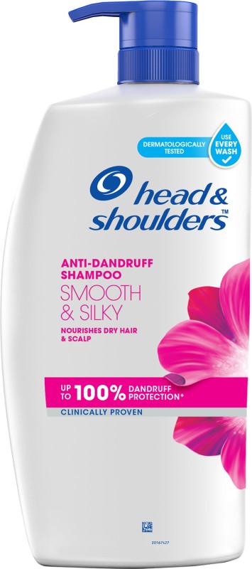 Head & Shoulders Smooth & Silky Anti Dandruff Shampoo For Softer And Smoother Hair(1 L)