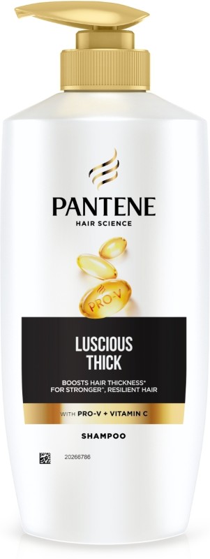 Pantene Hair Science Luscious Thick Shampoo With Vitamin C(650 Ml)