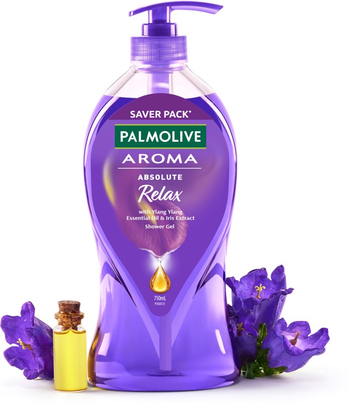Palmolive Iris & Ylang Ylang Essential Oil Aroma Absolute Relax, Moisturizing Body Wash(750 Ml)