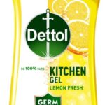 Dettol Kitchen Slab And Dishwash Liquid Dish Cleaning Gel(Lemon Fresh, 750 Ml)