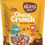 Slurrp Farm No Maida, No Refined Sugar Choco Crunch, Super Saver Pack, Healthy Breakfast, Pouch(1.2 Kg)