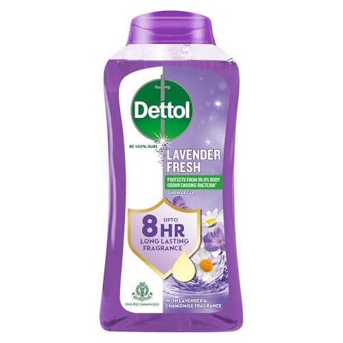 Dettol Body Wash And Shower Gel For Women And Men, Lavender Fresh- 250Ml | | 8Hr Long Lasting Fragrance