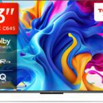 Tcl C645 108 Cm (43 Inch) Qled Ultra Hd (4K) Smart Google Tv With Hands-Free Voice Control(43C645)
