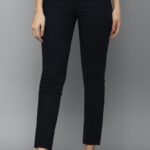 Allen Solly Regular Fit Women Black Trousers