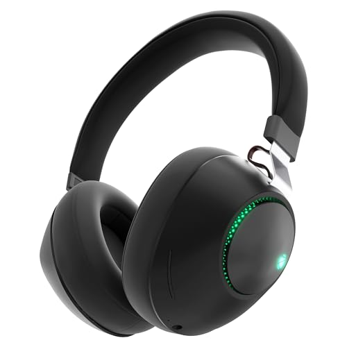 Zebronics Duke Wireless Headphone With Up To 60H Backup, Supports Bluetooth, Dual Pairing, Gaming Mode, Environmental Noise Cancellation (Enc), Led Lights, Deep Bass, Voice Assistant Support (Black)